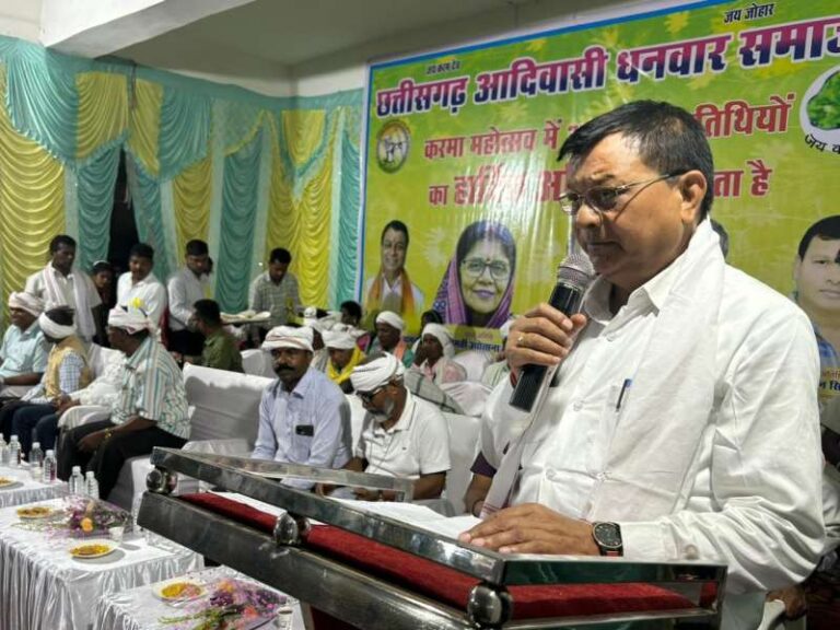 सांस्कृतिक धरोहर और प्रकृति की पहचान का पर्व है कर्मा नृत्य : कैबिनेट मंत्री लखनलाल देवांगन