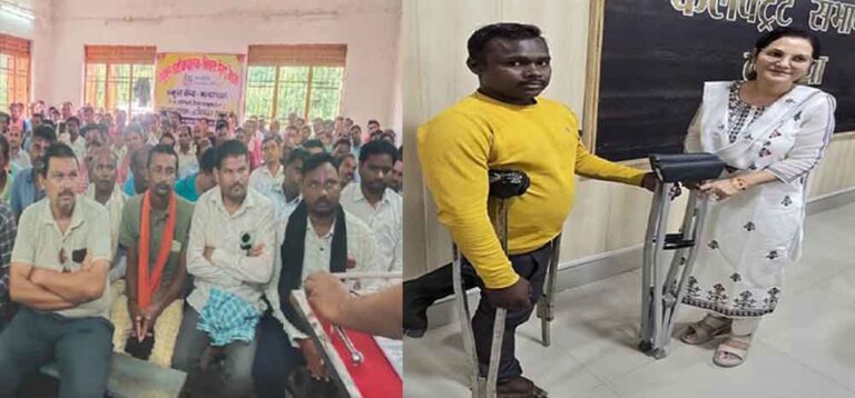 छत्तीसगढ़-कोरिया के मोटर वाइंडर रामदेव को मिली बैशाखी, कलेक्टर के फैसले से चलना होगा आसान छत्तीसगढ़-कोरिया के मोटर वाइंडर रामदेव को मिली बैशाखी, कलेक्टर के फैसले से चलना होगा आसान