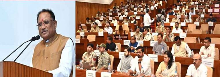 छत्तीसगढ़-मुख्यमंत्री साय ने कलेक्टर-एसपी को दी हिदायत, नक्सल-अपराध और सायबर क्राइम से सख्ती से निपटें