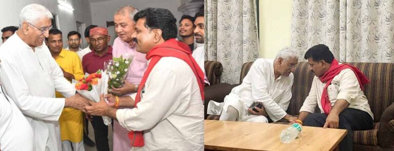 पूर्व डिप्टी सीएम टीएस सिंहदेव और डिप्टी सीएम विजय शर्मा की कवर्धा के रेस्ट हाउस में हुई मुलाकात