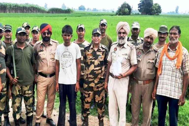 पंजाब में तरनतारन सीमा पर 400 ग्राम से अधिक हेरोइन बरामद