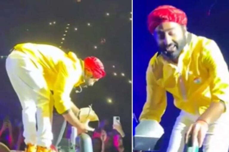 लाइव परफॉर्मेंस के दौरान अरिजीत सिंह ने उठाया झूठा खाना, वीडियो वायरल