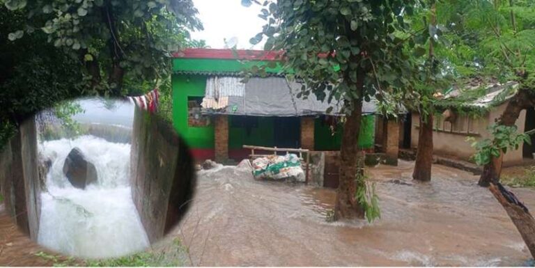 सरायकेला में बारिश से नहर उफान पर, घरों में पानी भरने से मचा हड़कंप सरायकेला में बारिश से नहर उफान पर, घरों में पानी भरने से मचा हड़कंप