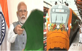 पीएम मोदी ने 6 वंदे भारत ट्रेनों को दिखाई हरी झंडी, इन रूट्स के लिए तोहफा… पीएम मोदी ने 6 वंदे भारत ट्रेनों को दिखाई हरी झंडी, इन रूट्स के लिए तोहफा…
