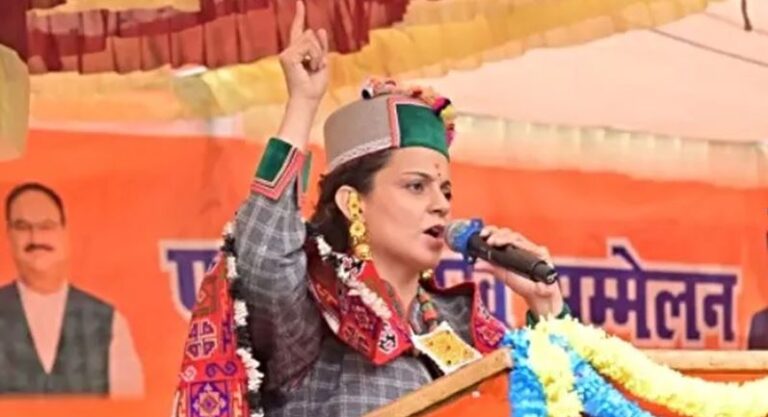 सुक्खू सरकार पर बरसीं कंगना ! कांग्रेस पर लगाए गंभीर आरोप, कहा – सोनिया राहत कोष में जाता है हिमाचल प्रदेश रिलीफ फंड का पैसा…..