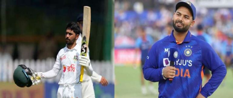 मोमिनुल हक ने शतक बनाकर ऋषभ पंत के मजाक का दिया करारा जवाब मोमिनुल हक ने शतक बनाकर ऋषभ पंत के मजाक का दिया करारा जवाब