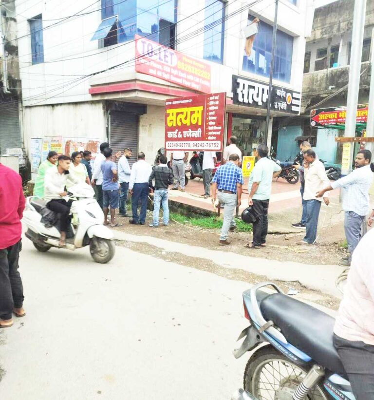 तात्यापारा से शारदा चौक तक सडक चौड़ीकरण सर्वे का काम पूरा, 111 मकान व दुकान तोड़े जाएंगे