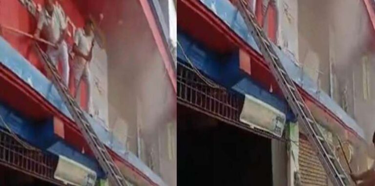 सीतामढ़ी के फेमस शॉपिंग मॉल में लगी भीषण आग