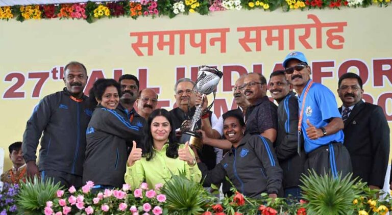 अखिल भारतीय वन खेलकूद प्रतियोगिता में छत्तीसगढ़ बना ओवरऑल चैम्पियन