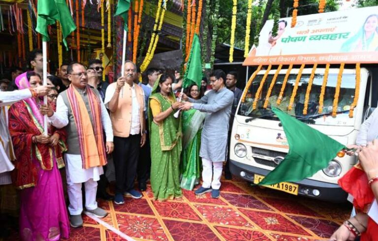 पोषण जागरूकता गतिविधियों में छत्तीसगढ़ को मिला देश में तीसरा स्थान