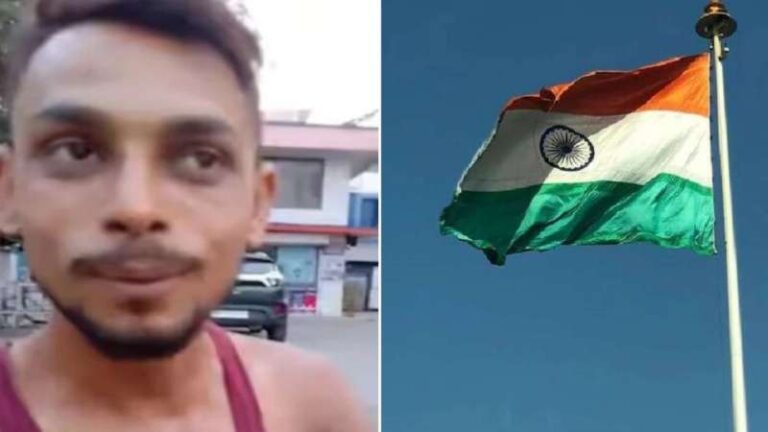 पाक के समर्थन में नारेबाजी करने वाले फैजान ने तिरंगे को दी सलामी, लगाए भारत माता की जय के नारे पाक के समर्थन में नारेबाजी करने वाले फैजान ने तिरंगे को दी सलामी, लगाए भारत माता की जय के नारे