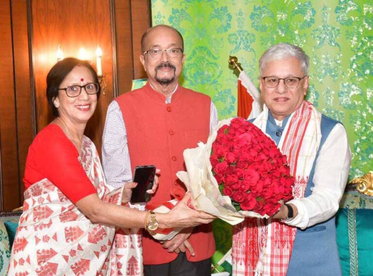 तेलंगाना के राज्यपाल से राज्यपाल डेका ने की मुलाकात