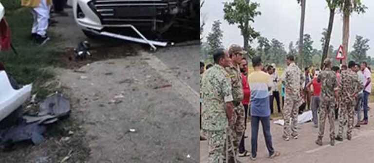 छत्तीसगढ़-कबीरधाम में तेज रफ्तार कार ने मारी टक्कर, बाइक सवार की मौत