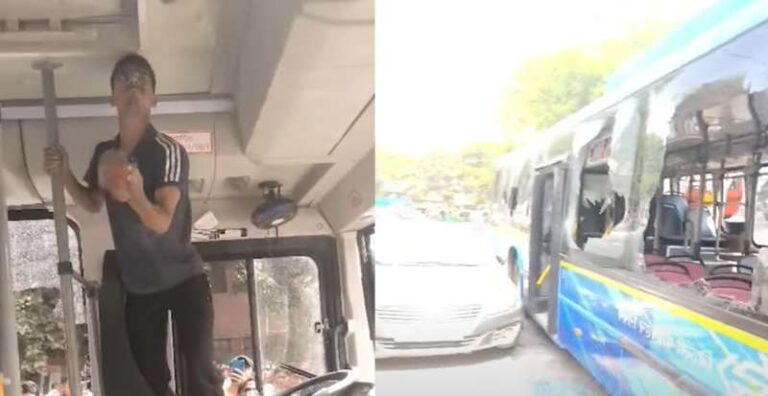 DTC इलेक्ट्रिक बस की चपेट में आई 12 वर्षीय बच्ची की दर्दनाक मौत, गुस्साए लोगों ने बस में की तोड़फोड़