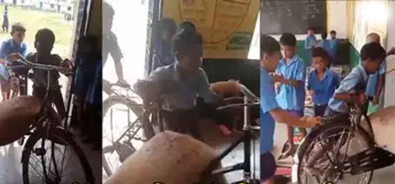 छत्तीसगढ़-बिलासपुर के स्कूल में मासूम बच्चों से उठवाया दो क्विंटल चावल, मैडम देती थीं पैसे का लालच छत्तीसगढ़-बिलासपुर के स्कूल में मासूम बच्चों से उठवाया दो क्विंटल चावल, मैडम देती थीं पैसे का लालच