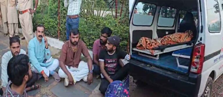 छत्तीसगढ़-बालोद में थाने में पिटाई की चोट देख पिता की मौत, परिजनों ने थाने के बाहर शव रखकर किया हंगामा