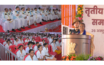 नया भारत विश्व में अपना उचित स्थान पाने के लिए आगे बढ़ रहा है: राष्ट्रपति श्रीमती द्रौपदी मुर्मु…