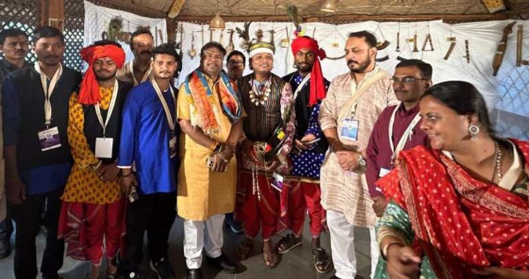 वनमंत्री केदार कश्यप भाग्यनगर हैदराबाद में आयोजित लोकमंथन कार्यक्रम में शामिल हुए