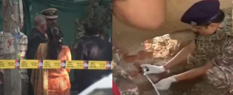 दिल्ली के प्रशांत विहार में मिठाई की दुकान के पास स्कूटर में धमाका