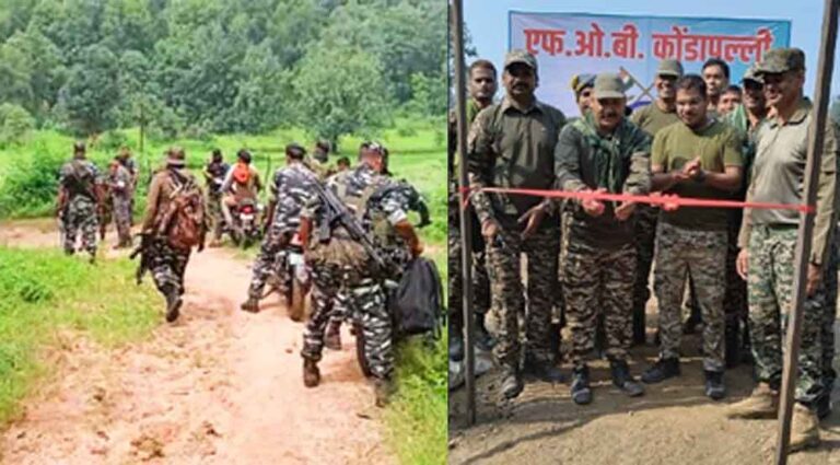 छत्तीसगढ़-बीजापुर के कोंडापल्ली में खुला कैंप, कोर इलाके में डेरा डालकर नक्सलियों को मारेंगे सुरक्षाबल