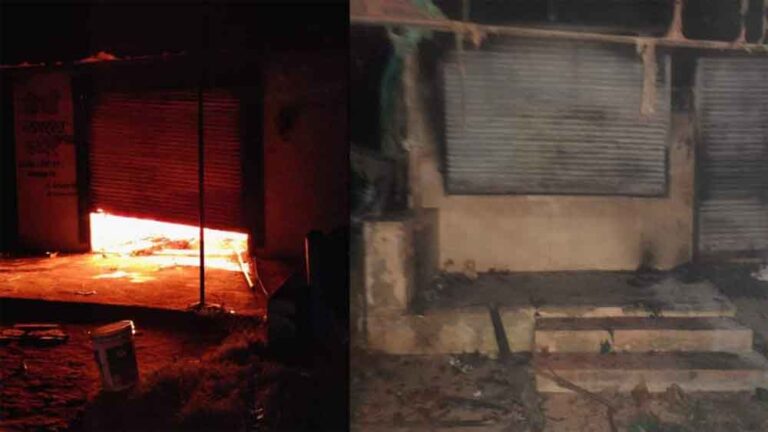 छत्तीसगढ़-गरियाबंद की किराना दुकानों में लगी आग, लाखों का सामान खाक छत्तीसगढ़-गरियाबंद की किराना दुकानों में लगी आग, लाखों का सामान खाक