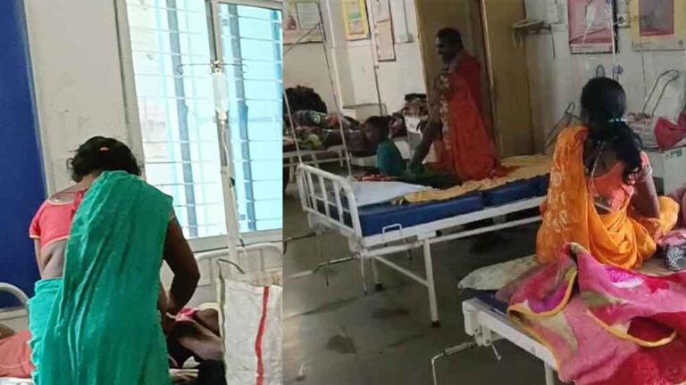 छत्तीसगढ़-बलरामपुर के अस्पताल में प्रसूता को हुई ओवर ब्लीडिंग, नर्स ने परिजनों से कराई पूरे वार्ड की धुलाई छत्तीसगढ़-बलरामपुर के अस्पताल में प्रसूता को हुई ओवर ब्लीडिंग, नर्स ने परिजनों से कराई पूरे वार्ड की धुलाई