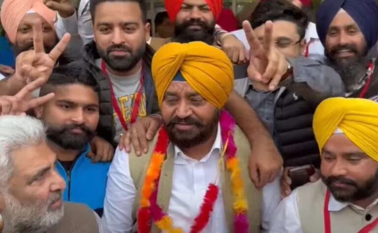 डेरा बाबा नानक में AAP की जीत, गुरदीप रंधावा बने विधायक