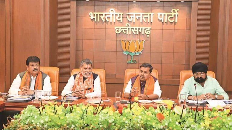 रायपुर दक्षिण विधानसभा उपचुनाव में शानदार जीत दर्ज करने के बाद भाजपा ने निकाय चुनाव की तैयारियां तेज की
