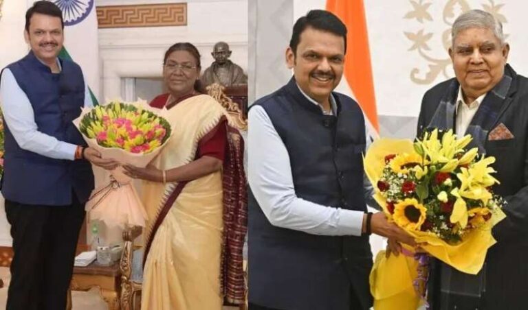 महाराष्ट्र सीएम ने की राष्ट्रपति, उप राष्ट्रपति और मंत्रियों से मुलाकात महाराष्ट्र सीएम ने की राष्ट्रपति, उप राष्ट्रपति और मंत्रियों से मुलाकात