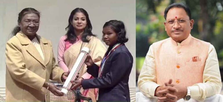छत्तीसगढ़-बस्तर की बेटी हेमबती को राष्ट्रपति द्रोपदी मुर्मु ने दिया “प्रधानमंत्री राष्ट्रीय बाल पुरस्कार-2024”, सीएम साय ने ट्वीट कर लिखा- शाबाश बिटिया!