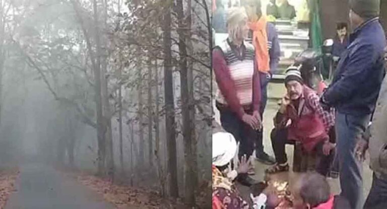 छत्तीसगढ़-पेंड्रा गौरेला मरवाही में पहाड़ी बर्फबारी और सर्द हवाओं ने बढ़ाई ठिठुरन, अलाव बना सहारा छत्तीसगढ़-पेंड्रा गौरेला मरवाही में पहाड़ी बर्फबारी और सर्द हवाओं ने बढ़ाई ठिठुरन, अलाव बना सहारा