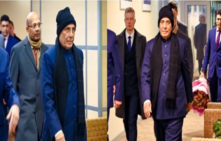 मॉस्को दौरे पर पहुंचे राजनाथ सिंह, पुतिन से मुलाकात में रक्षा सहयोग और सुरक्षा पर होगी बातचीत
