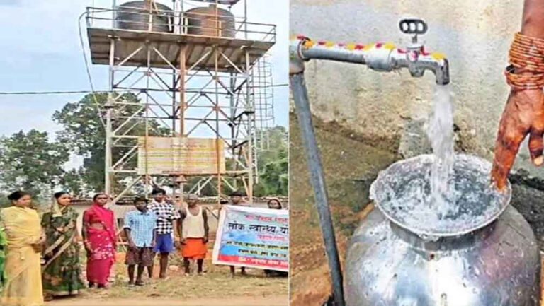 छत्तीसगढ़-सूरजपुर के ग्राम हिराडबरी में जल जीवन मिशन बना संजीवनी, नल कनेक्शन से मिल रहा शुद्ध पानी