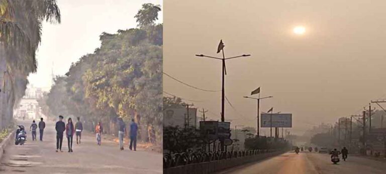 छत्तीसगढ़-शुष्क हवा के कारण बढ़ने लगा तापमान, चार दिनों में 2-4 डिग्री चढ़ेगा पारा छत्तीसगढ़-शुष्क हवा के कारण बढ़ने लगा तापमान, चार दिनों में 2-4 डिग्री चढ़ेगा पारा