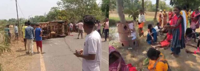 बस्तर पंडुम में शामिल होने जा रहे ग्रामीणों से भरी पिकअप पलटी, 25 घायल, 6 की हालत गंभीर