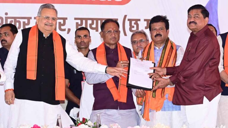 रायपुर : छत्तीसगढ़ की पीडीएस व्यवस्था पूरे देश में सर्वश्रेष्ठ: मुख्यमंत्री विष्णु देव साय