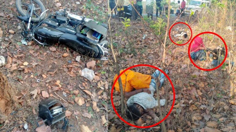 CG Accident- भीषण सड़क हादसा: तेज रफ्तार बाइक पेड़ से टकराई, तीन युवकों की दर्दनाक मौत…
