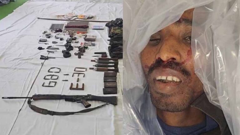 जवानों और नक्सलियों के बीच मुठभेड़, एक नक्सली ढेर