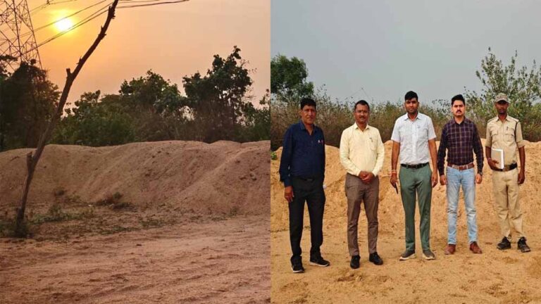 अवैध रेत भंडारण के खिलाफ बड़ी कार्रवाई, 435 ट्रैक्टर किए जब्त