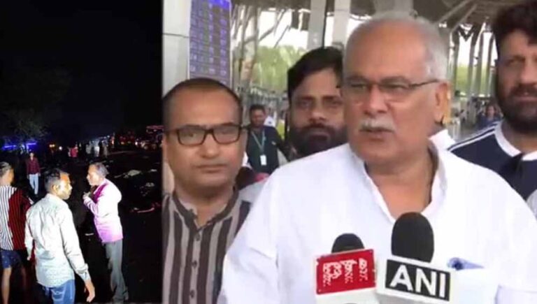 पूर्व सीएम बघेल ने सड़क हादसे में 13 की दर्दनाक मौत पर जताया दुख