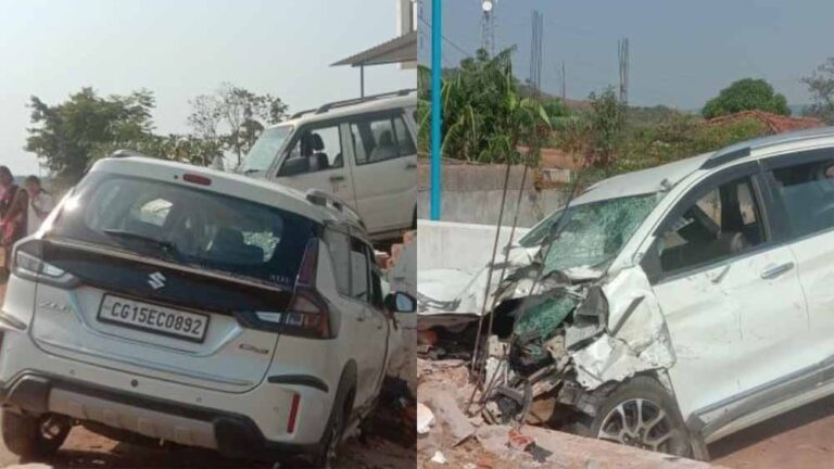 सरगुजा में तेज रफ्तार का कहर, कार ने बाइक को मारी टक्कर, 3 लोगों की मौत