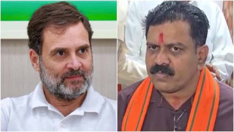 गृहमंत्री विजय शर्मा का बड़ा आरोप, राहुल गांधी घोप रहे देश की पीठ में छुरा