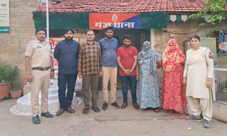 रायपुर के दो होटलों में पुलिस ने मारा छापा, चल रहा था जिस्मफरोशी का धंधा, 6 आरोपी गिरफ्तार