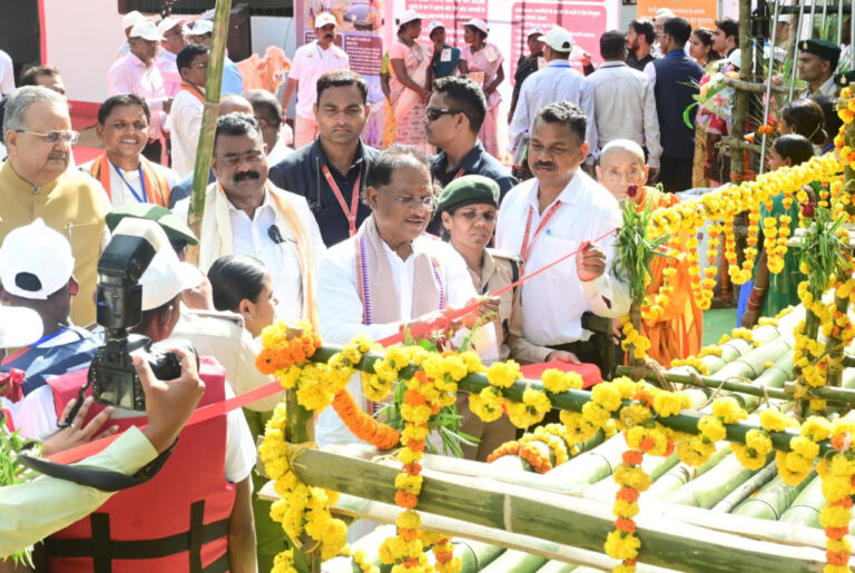 CG NEWS: मुख्यमंत्री ने भोंगापाल में बांस नौका विहार केंद्र का किया शुभारंभ….