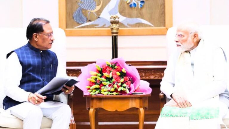 PM मोदी और CM साय के बीच चर्चा: बोधघाट-प्रोजेक्ट पर PM की सहमति, 269 गांवों को मिलेगा फायदा, बिजली-प्रोजेक्ट और नक्सलवाद पर भी चर्चा…