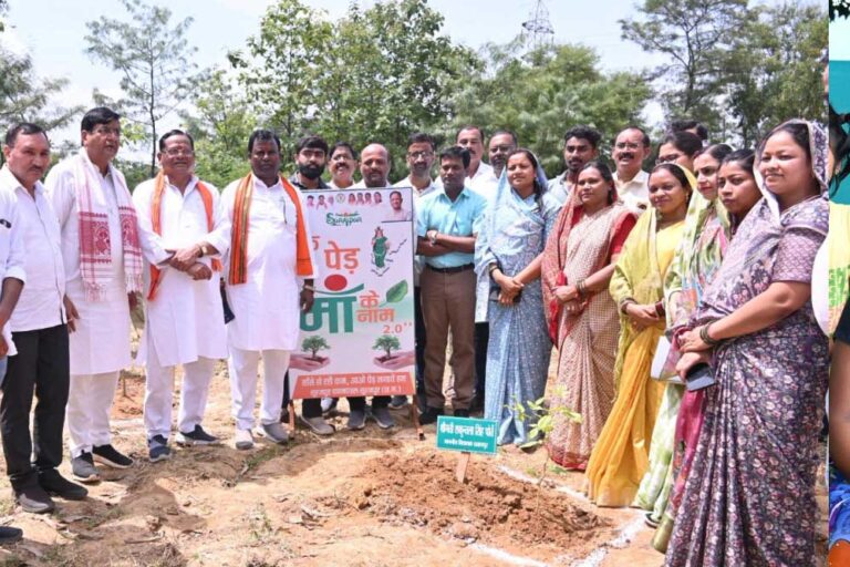 रायपुर : मंत्री श्रीमती लक्ष्मी राजवाड़े ने चरण पादुका का किया वितरण