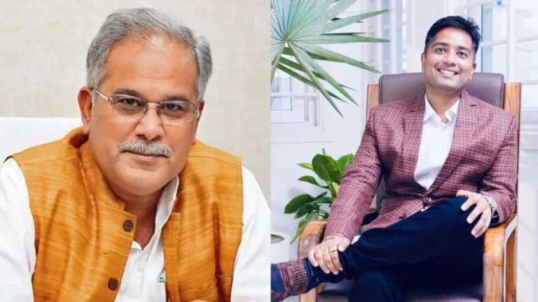 पूर्व सीएम भूपेश बघेल के घर ईडी का छापा, बेटे चैतन्य हिरासत में