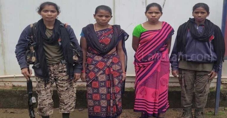 Crime : बड़ी सफलता, दो महिला नक्सली गिरफ्तार, बड़ी मात्रा में हथियार बरामद