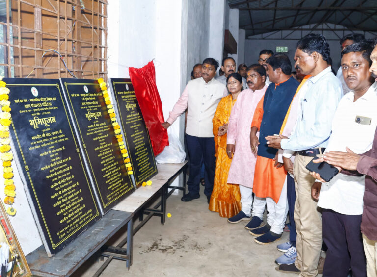 बस्तर के विकास को मिली नई रफ्तार: वनमंत्री केदार कश्यप ने 42 लाख रूपए के विकास कार्यों का किया भूमिपूजन…