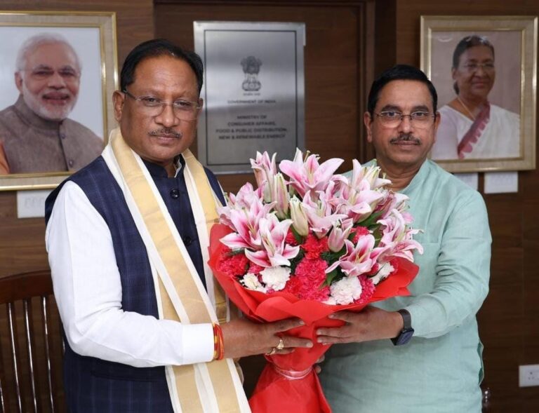 मुख्यमंत्री विष्णु देव साय के प्रयत्नों से मिली ऐतिहासिक स्वीकृति : चावल उपार्जन लक्ष्य में 8 लाख मीट्रिक टन की वृद्धि…